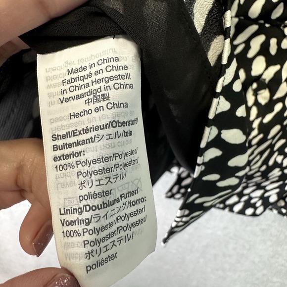 J. Crew‎ Size 14 T Long Sleeve Peplum Top Satin Crepe Button Front Career Office - Picture 16 of 16